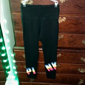 PINK Victoria's Secret Kids Black Leggings